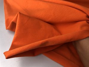 Bomuldsjersey - intens orange